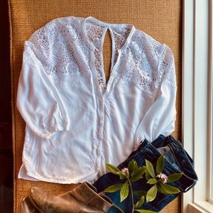 Holister White Blouse